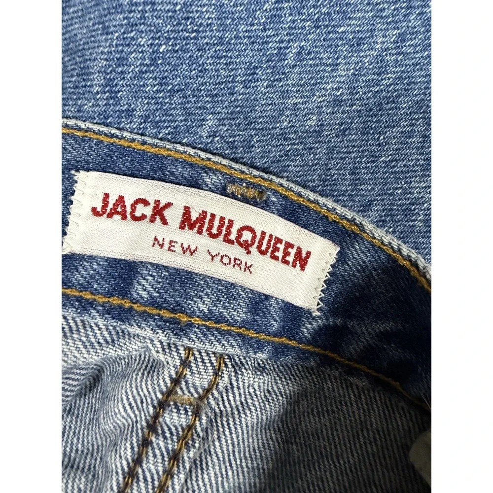 Jack Mulqueen Jrs Sz 9 Vintage 80's Denim Knee Length Skirt